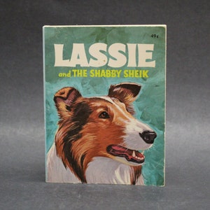 Vintage 1968 &#39;Lassie and the Shabby Sheik&#39; Soft Cover Big Little Book (E12930)