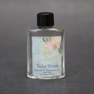 Vintage Tiny Debutante Toilet Water Perfume Bottle E13476 