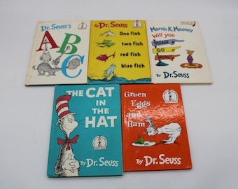 Vintage Dr Seuss Books (S4505)