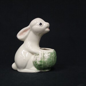 Vintage Ceramic Rabbit Planter (V4271)