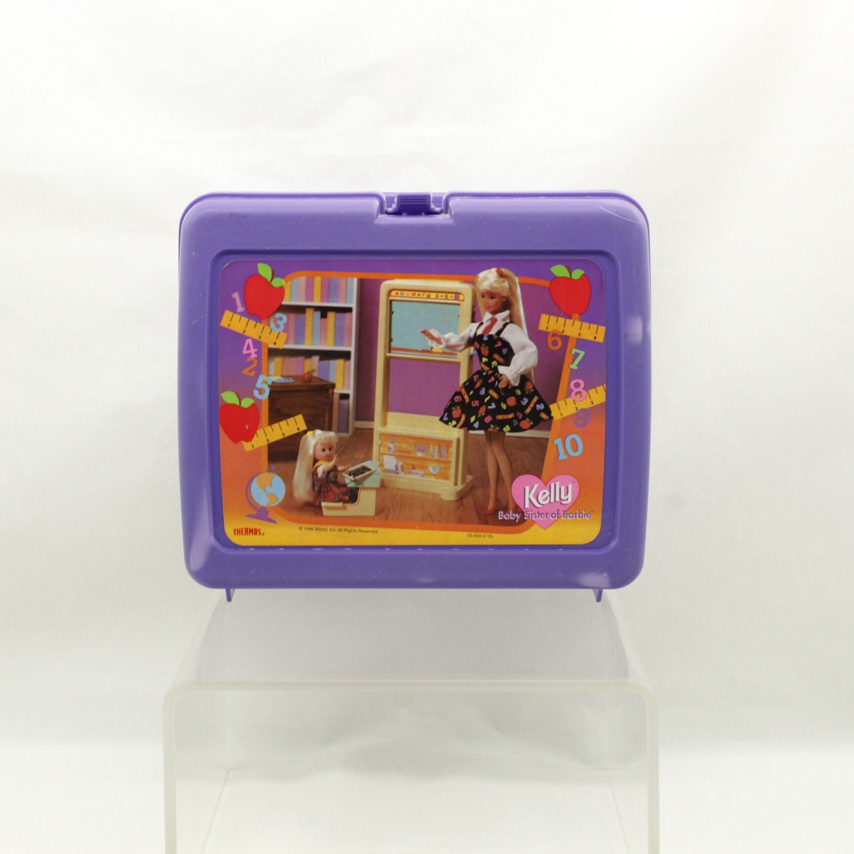 Vintage 90’s Plastic Lunch box With Thermos Barbie & My Wonderful Friend  Theresa