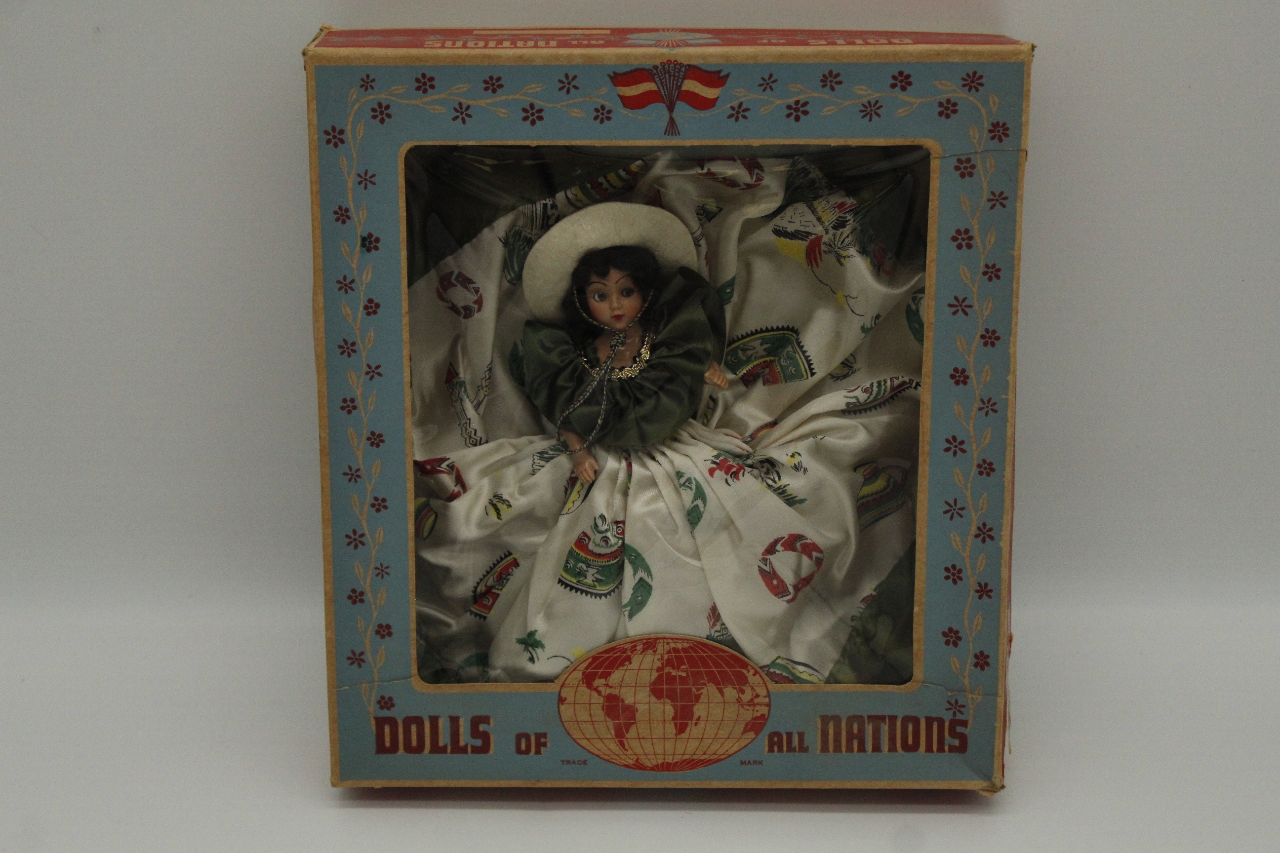 Vintage Dolls of All Nations 1940 Miss Mexico (V8866) - Etsy
