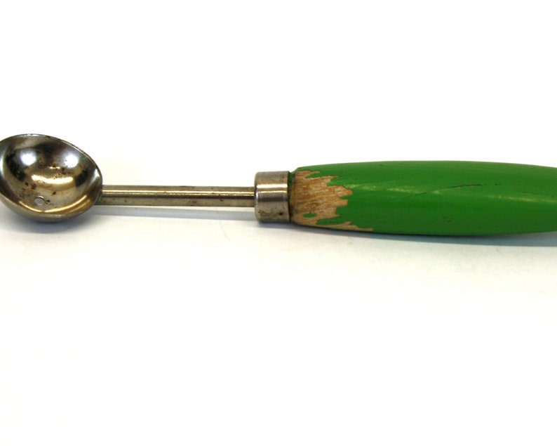 Vintage Melon Baller W/green Handle E3765 Etsy