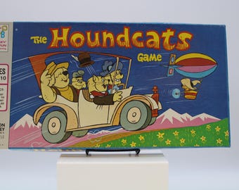 Vintage The Houndcats Board Game 1973 Milton Bradley in Box (S4571)