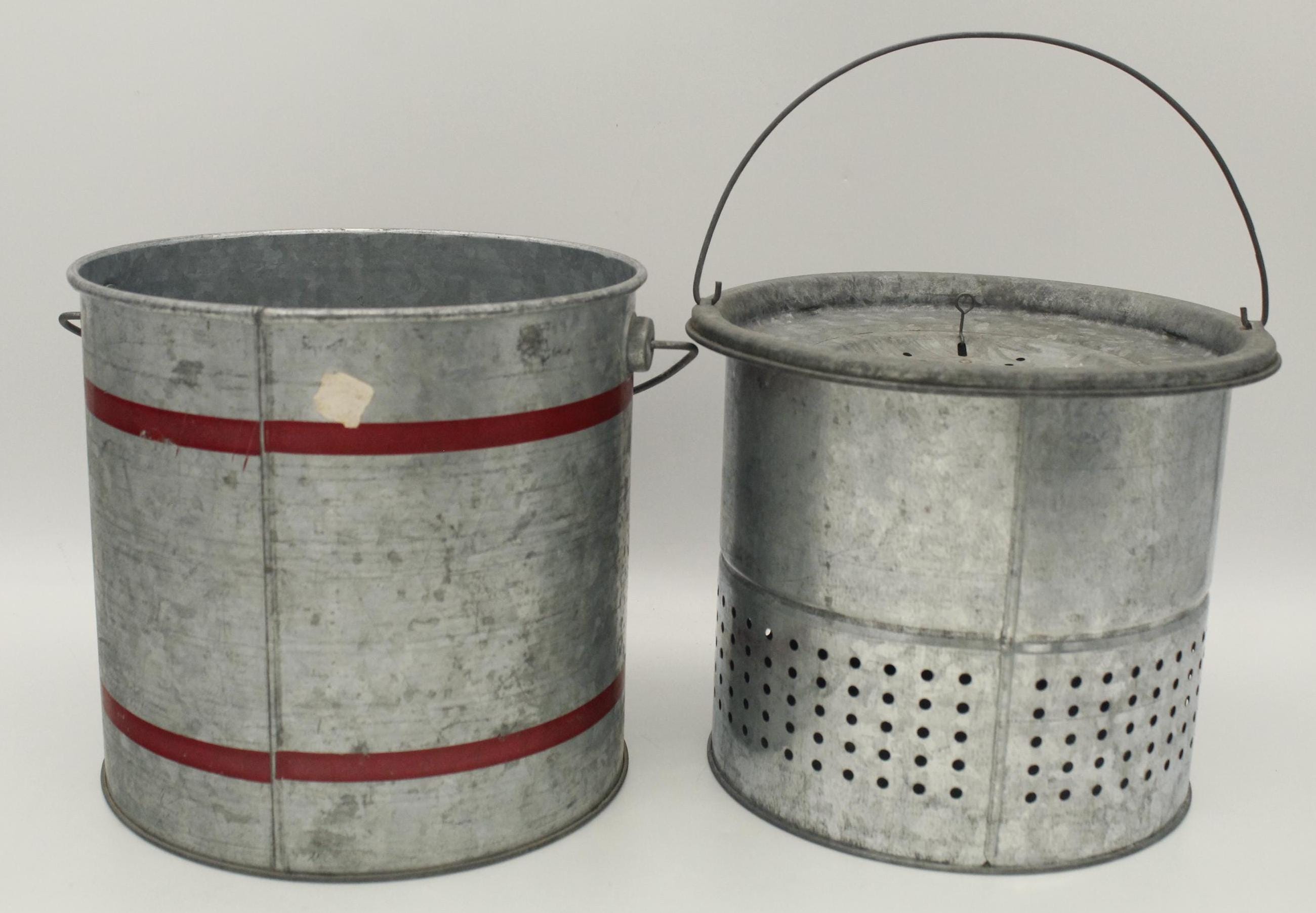 最安値に挑戦！ Vintage Falls Strainer Inner With Bucket Bait Minnow 1950s その他