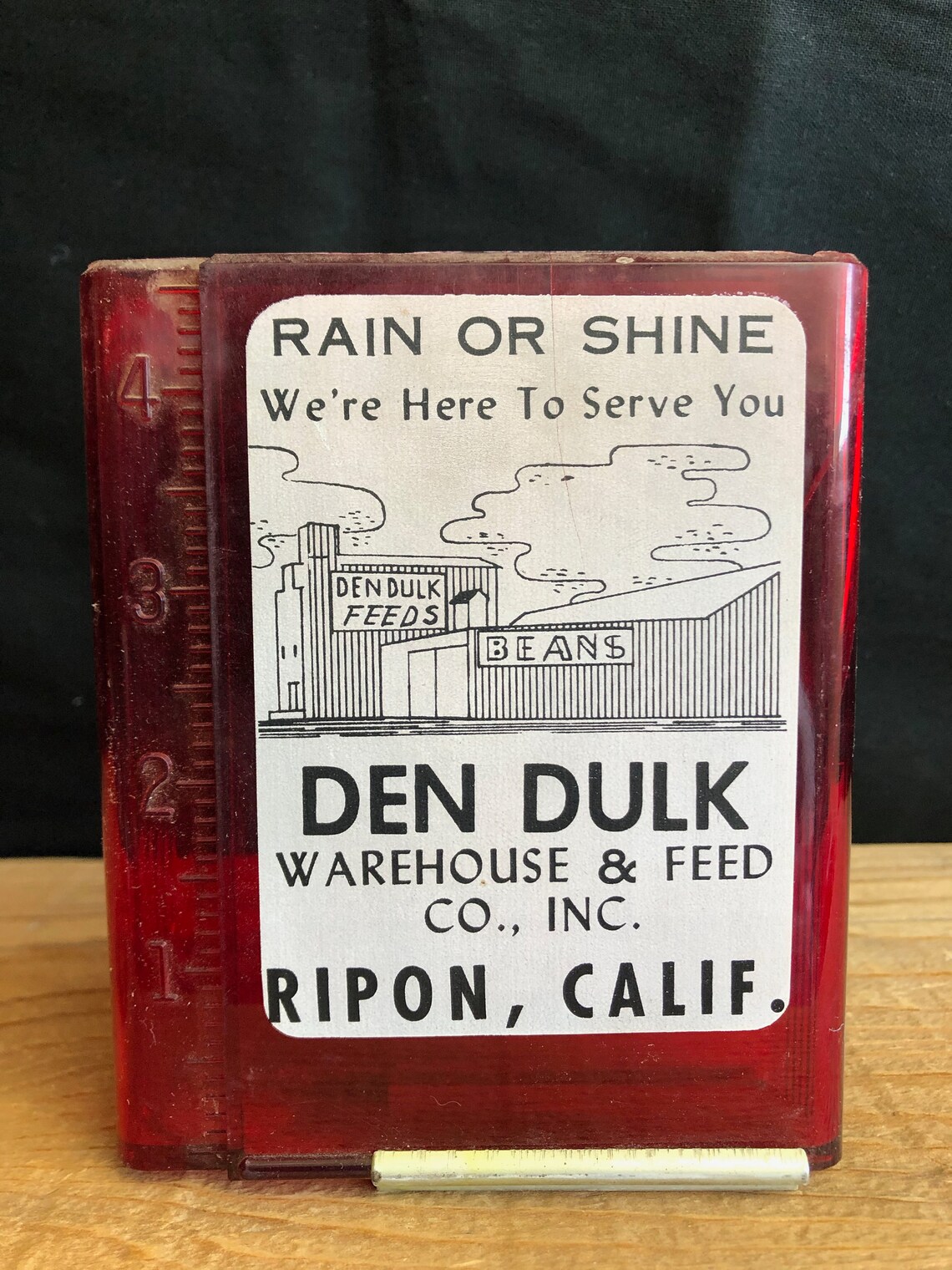 Vintage Vernon Co Rain. Gauge in Box V379 Etsy