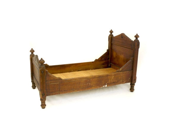 vintage doll bed
