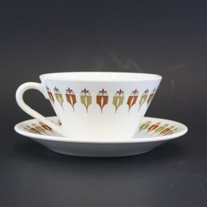 Vintage Syracuse Syralite &#39;Captain&#39;s Table&#39; Cup and Saucer Set (E5618)