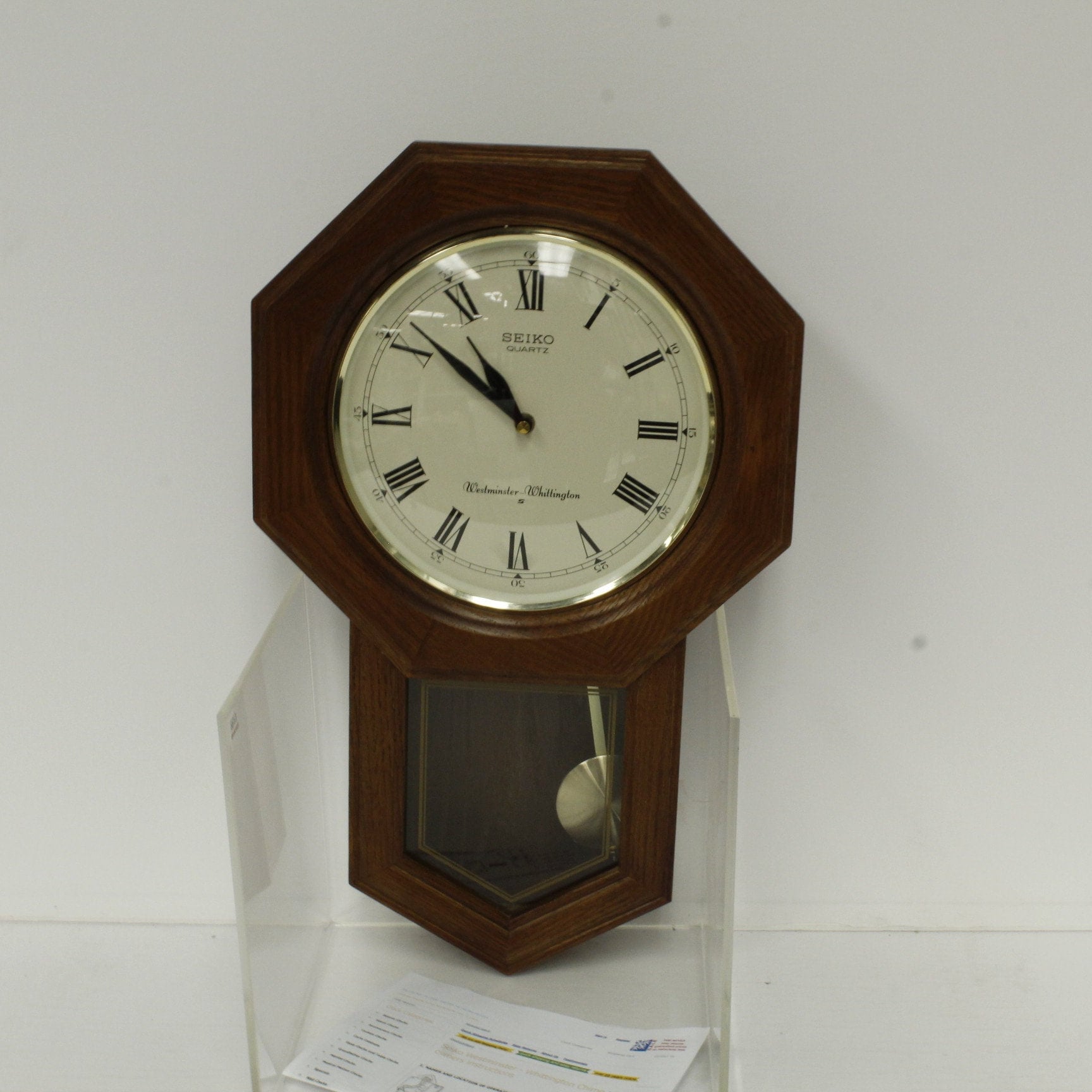 Vintage Seiko Alarm Clock Pendulum Wall Hanging Westminster - Etsy