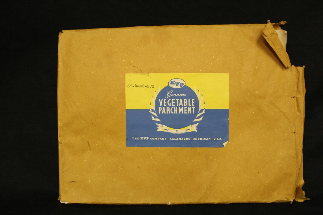 Vintage Kalamazoo Vegetable Parchment Paper V522 Etsy