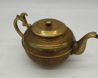 Vintage Brass Samovar Teapot Hand Crafted Persian/Russian Judaica (S4243)