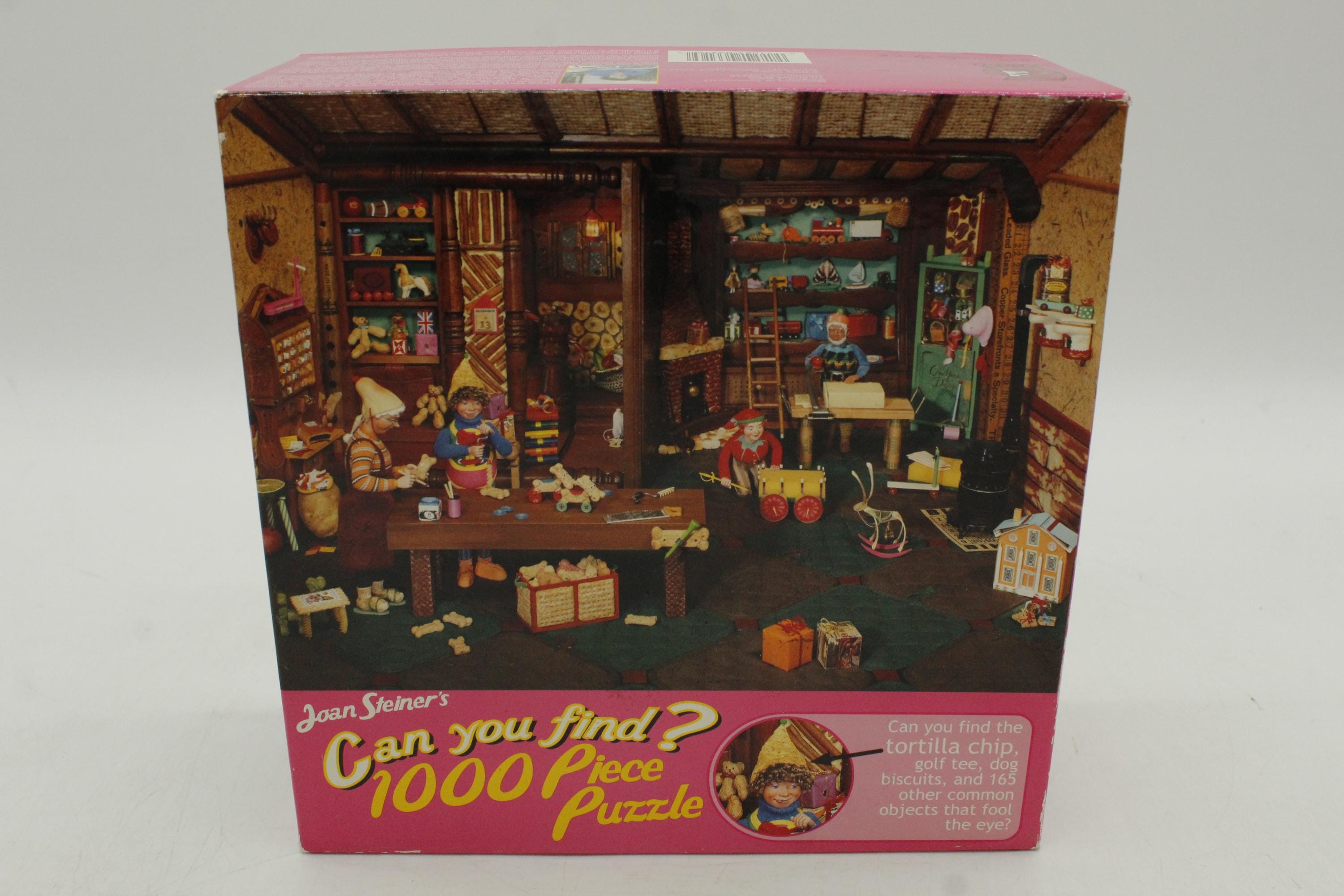 Vintage Joan Steiner Elves Workshop 1000 Pc Puzzle Ceaco (S3994