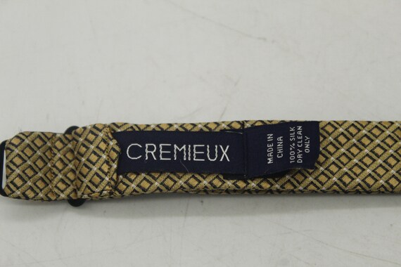 Vintage Cremieux Silk Bow Tie (S305) - image 5
