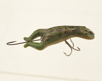 HEDDON LUNY FROG　美品 Vintage Heddon Luny Frog Fishing Lure (V10021) - Etsy