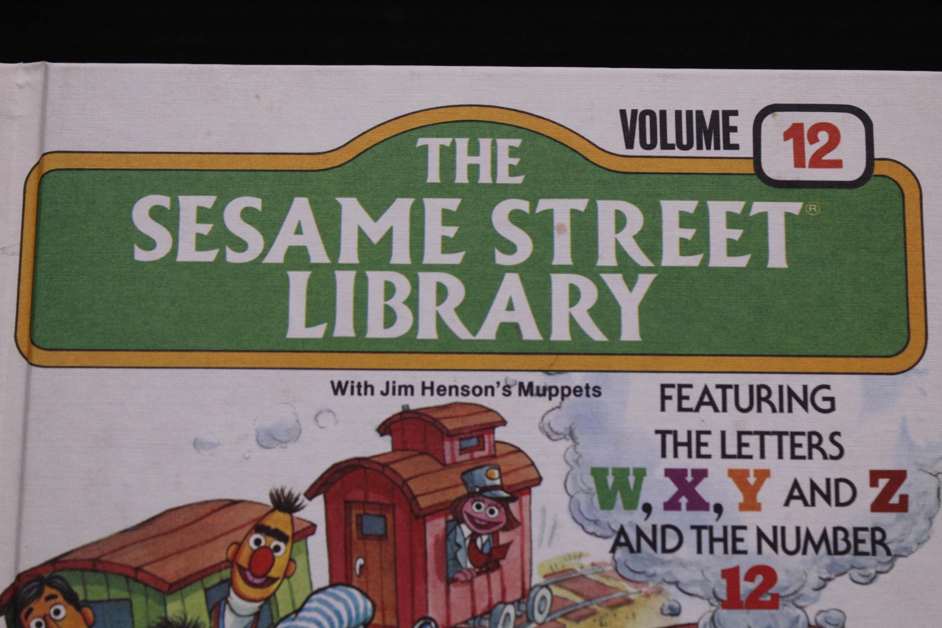 Vintage Sesame Street Library 1978 Edition Volume 12, Hard Cover