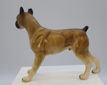 Vintage Celleloid Large Boxer Dog Figurine (S4570)