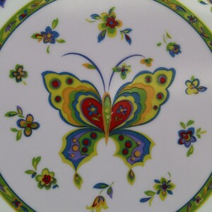 Vintage One World Sango 'Cho Cho San' Butterfly 1970’s Dinner Plate (E13578) image 2