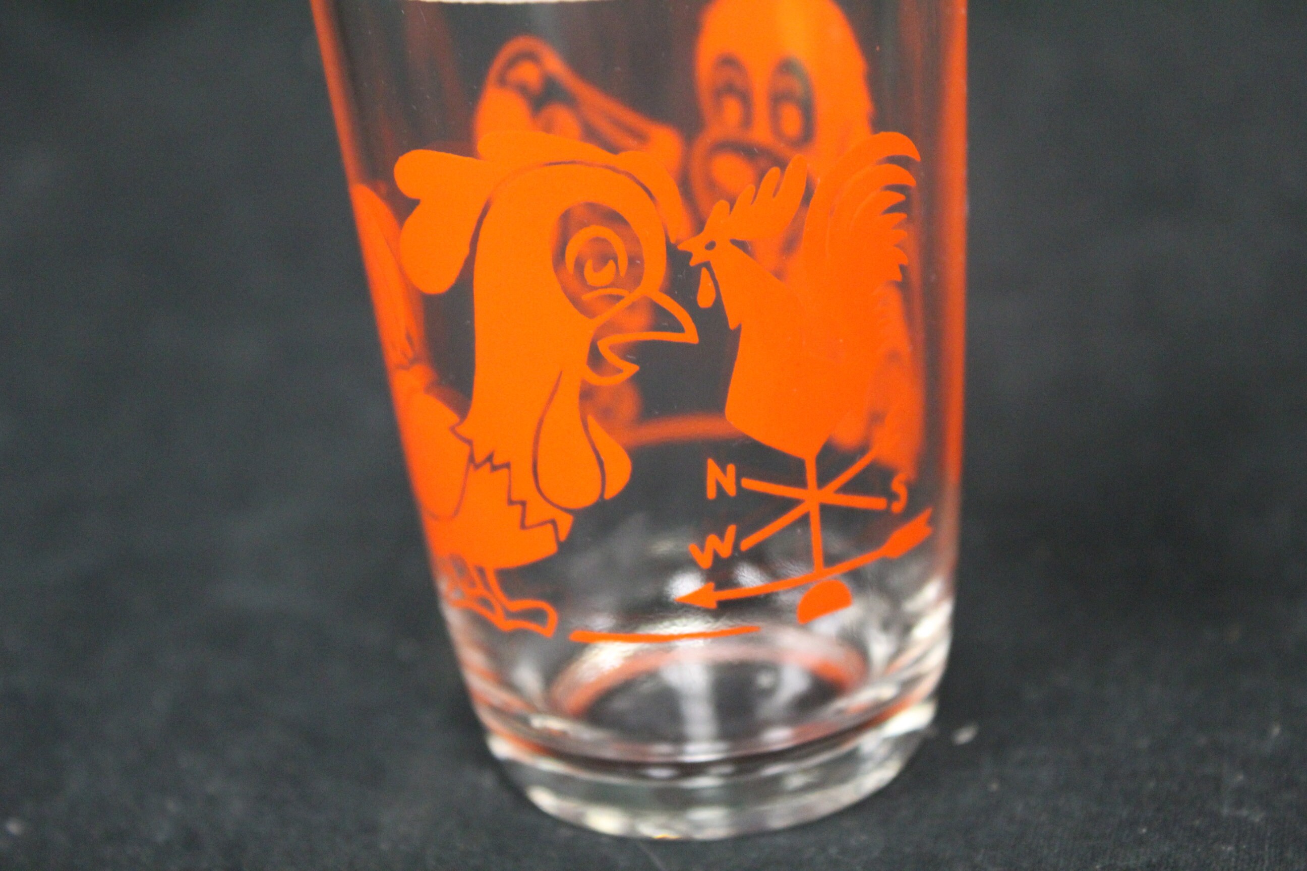 Vintage Swanky Swig Juice Glasses--Duck, Donkey, Rocking Horse Set