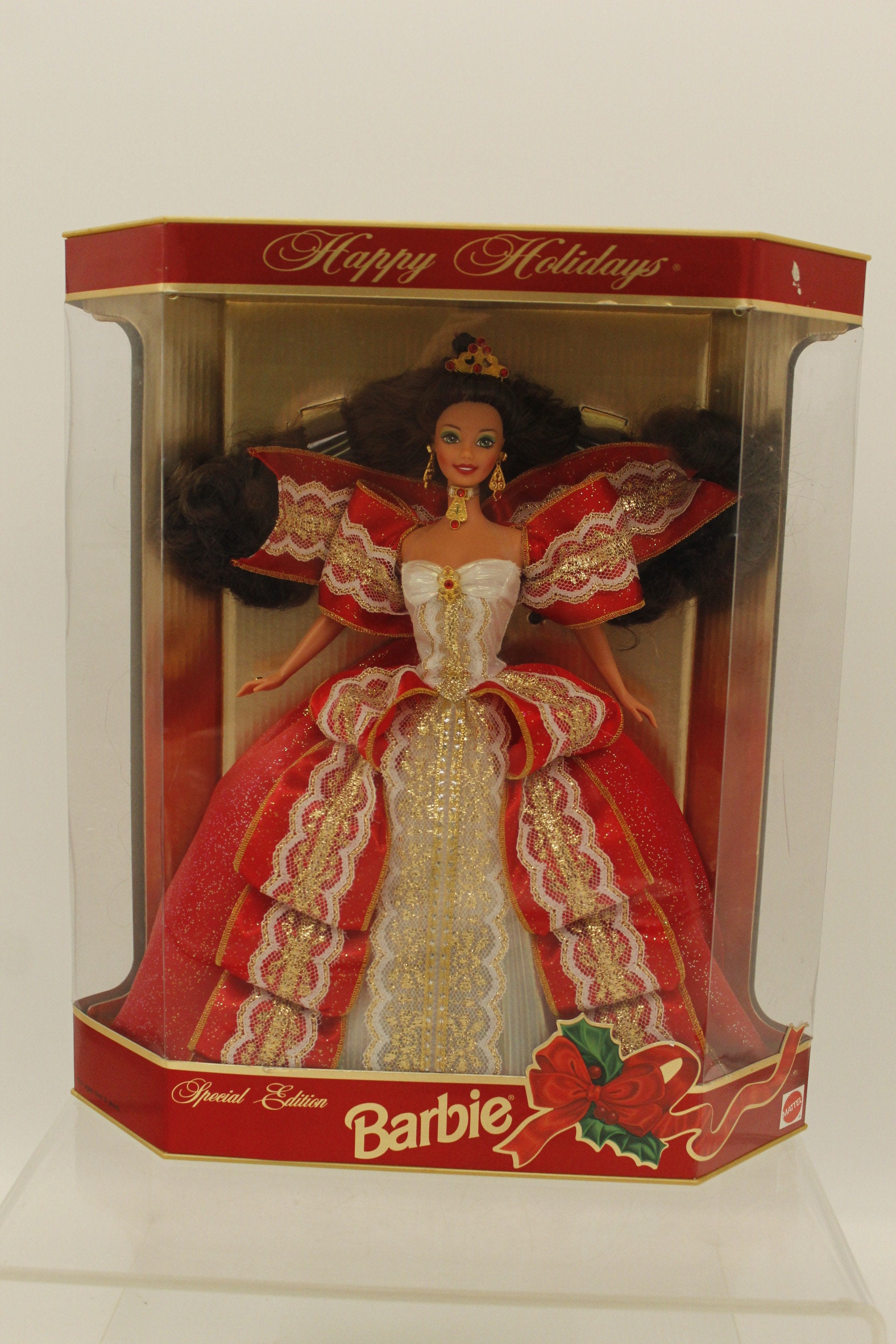 Vintage Barbie Special Edition 1997 Happy Holiday Red Dress (V9708