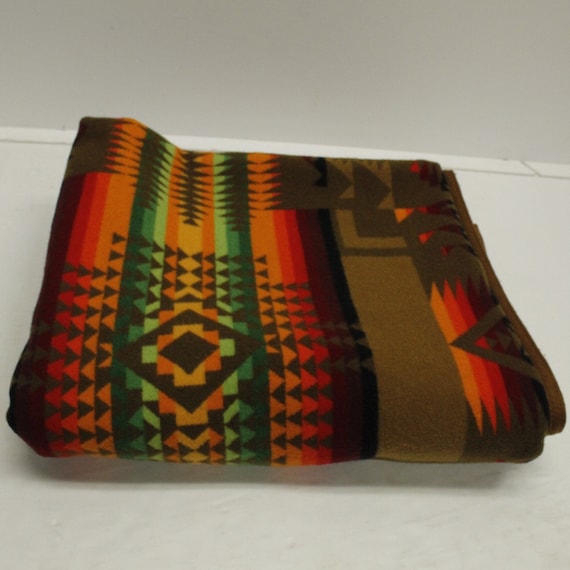 Vintage Pendleton Chief Josef Beaver State Brown With Orange Vintage Pendleton Chief Josef Beaver State Brown With Orange