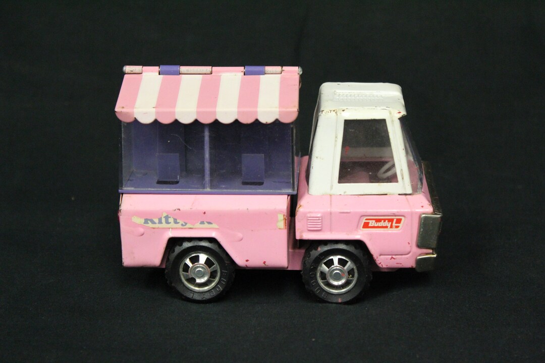 【希少】Buddy L　ミニカー 2 Vintage Buddy L Trucks Red Made in Japan Toy 1960s. Lot 2