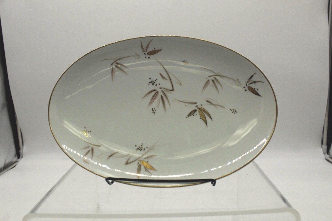 希少❗️OLD NORITAKE 皿 Vintage Noritake 1950's Toko-ri Mint Bamboo 12