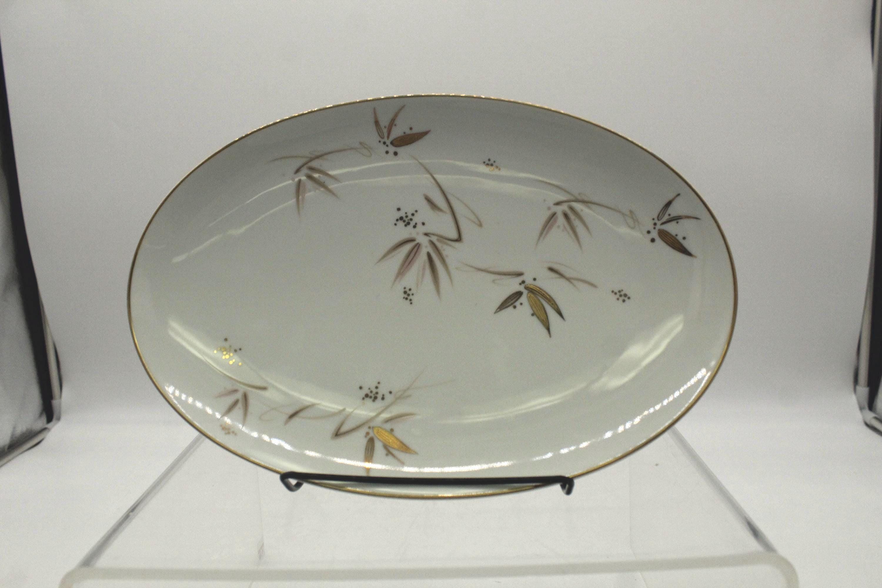 Vintage Noritake 1950's Toko-ri Mint Bamboo 12