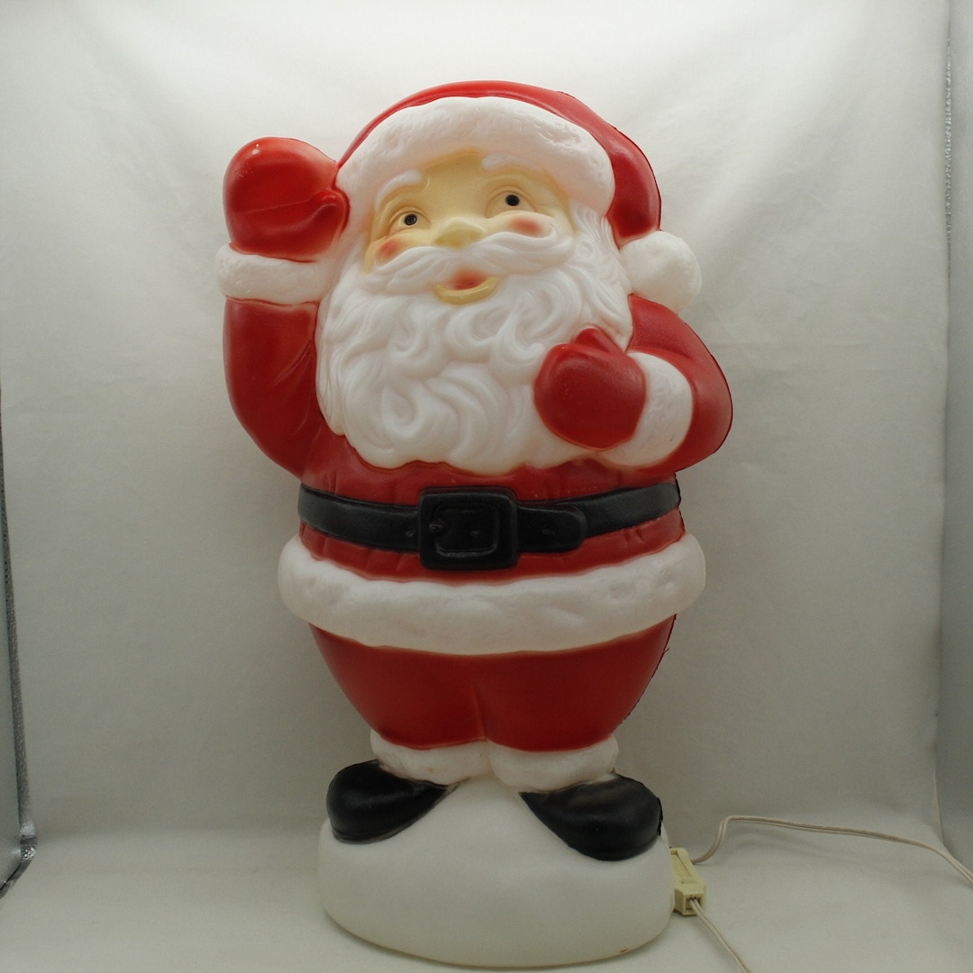 Vintage Santa Blow Moldnull