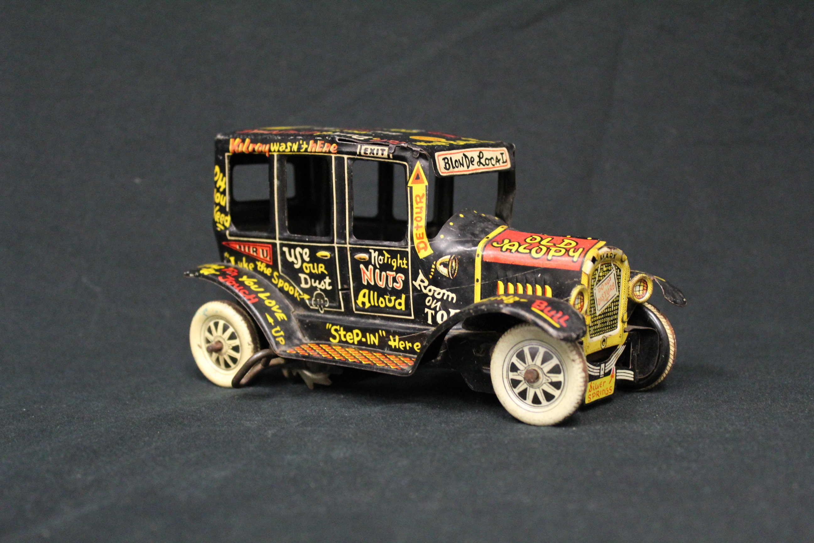 Vintage Marx 1950's Old Jalopy USA Wind up Tin Litho (V6390) - Etsy