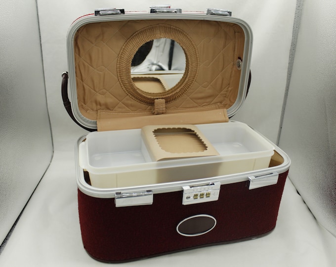 Vintage Hartmann Train Case, Vanity Case, Train Luggage, Vintage Travel