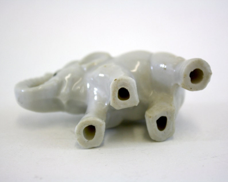 Vintage Brown Elephant Porcelain Figurine E5941 - Etsy