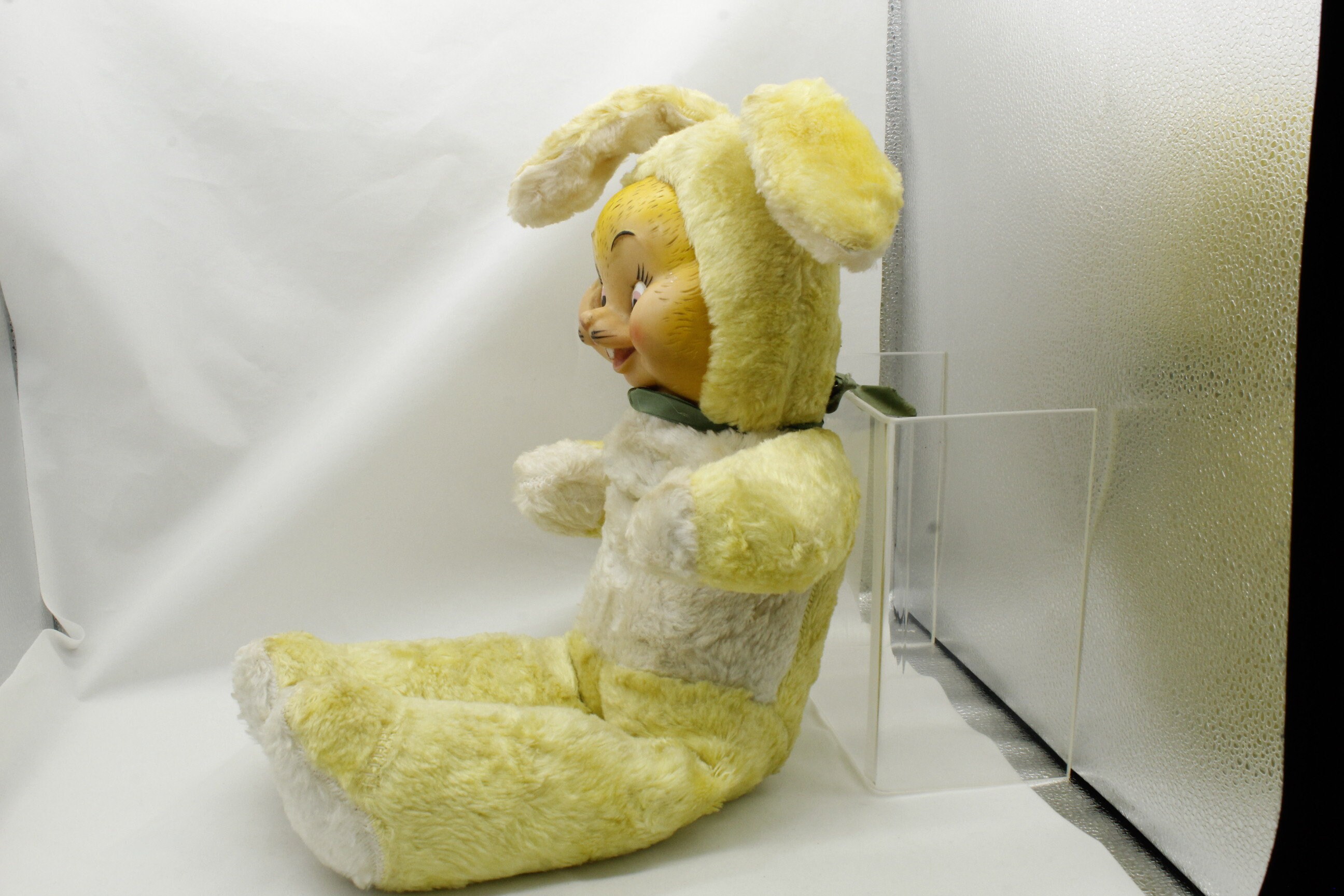 Vintage Rushton Yellow Bunny Rabbit Plush (V7641) - Etsy