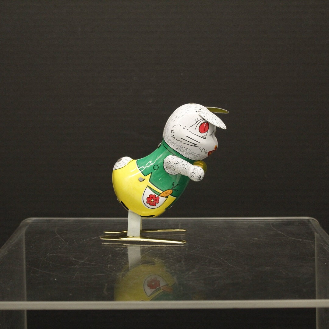 Vintage Jumping Rabbit Wind up Tin Toy Reproduction in Box (V10545) - Etsy