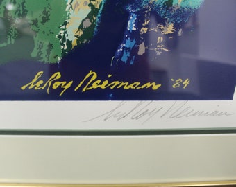 ち*6様 Leroy Neiman オーガスタ ゴルフ シルクスクリーン マーク・キング オーガスタ・11番ホール ゴルフ 絵画 マスターズ