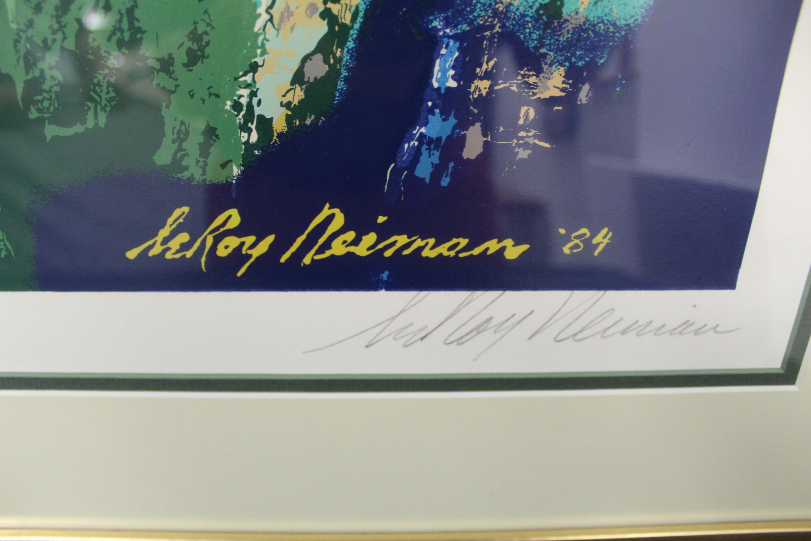ち*6様 Leroy Neiman オーガスタ ゴルフ シルクスクリーン 最新発見 Neiman Leroy オーガスタ シルクスクリーン ゴルフ