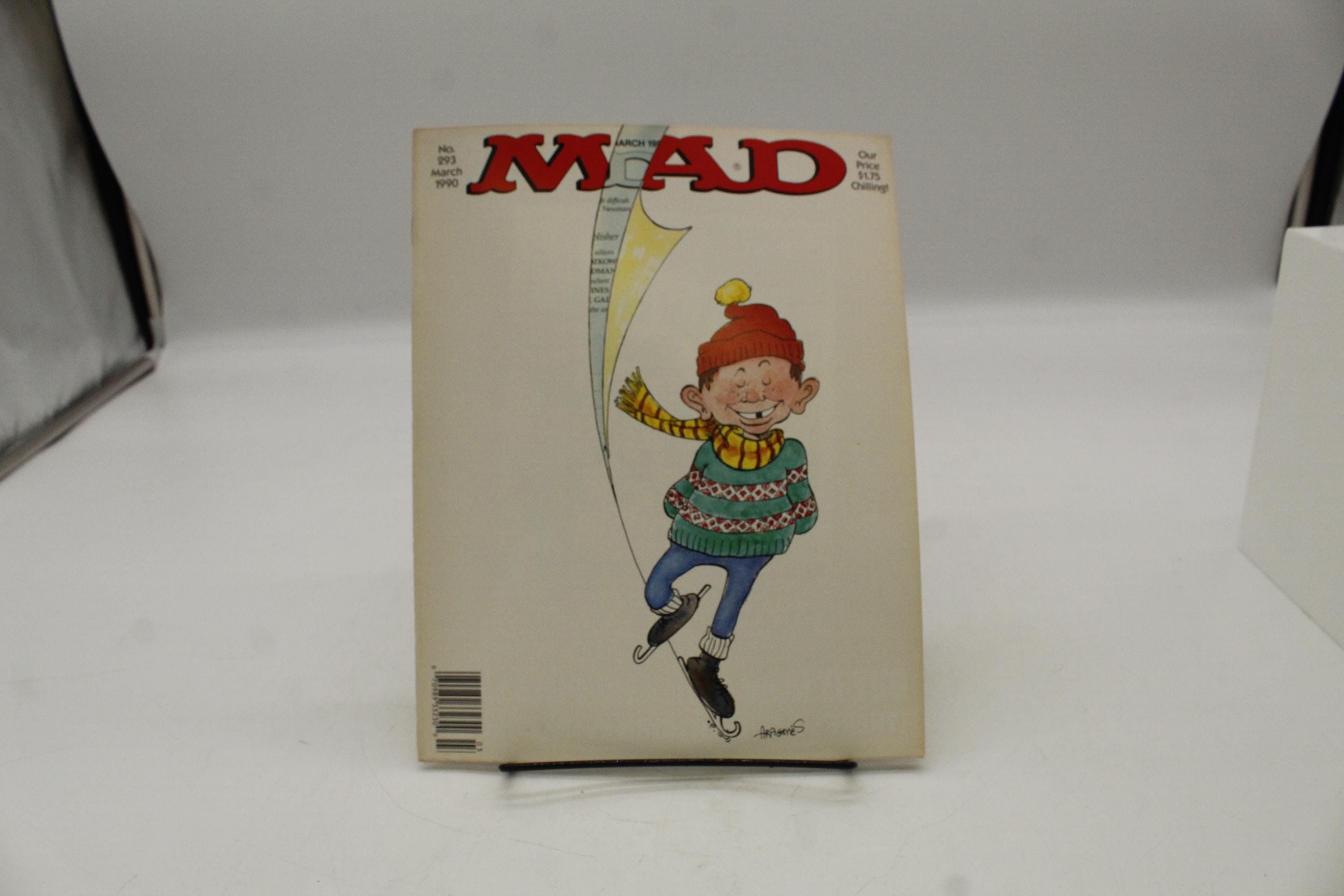 Vintage 1990 Mad Magazines - Etsy