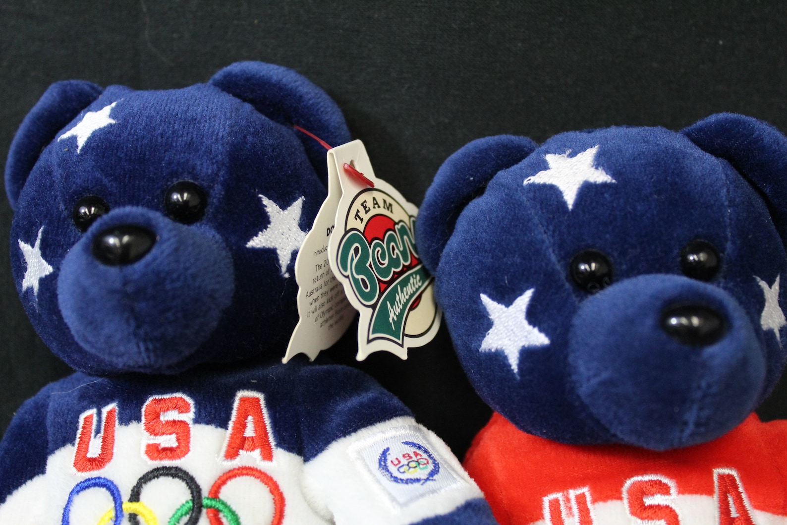 Vintage Beanie Babies Authentic 2000 Olympics Team Bears Teddy Etsy