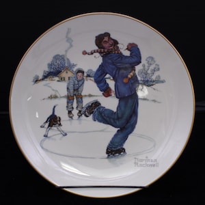 Vintage Norman Rockwell Gorham 1974 Gay Blade Plate (S1939)