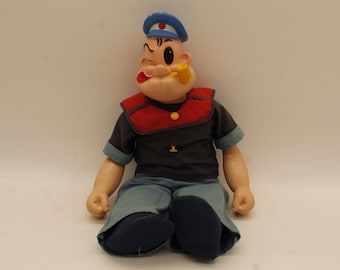 ビンテージ　POPEYE ポパイ “King Feature” ぬいぐるみ 布製 RARE Olive Oyl Dakin Figure and King Features Popeye Plush 1976