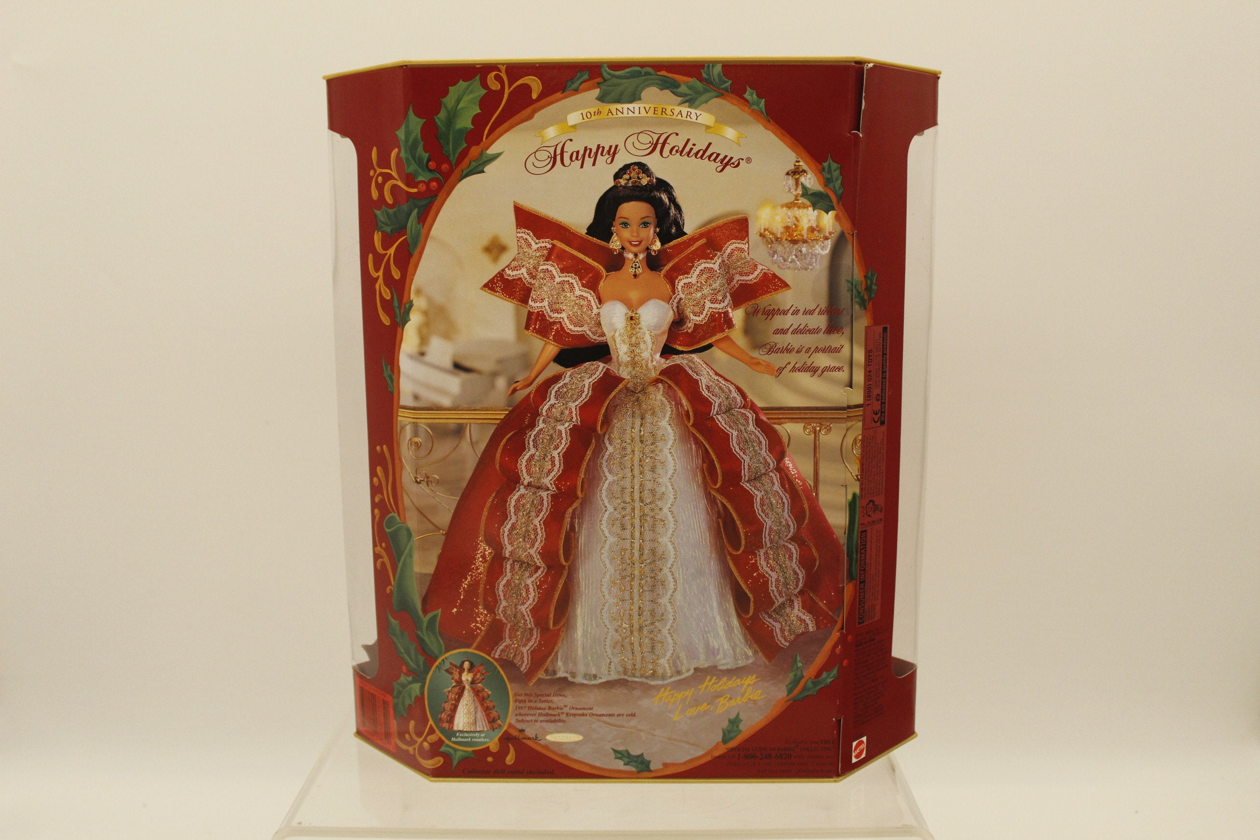 本日限定ゲリラセール/ヴィンテージなマネキンレディ Vintage Barbie Special Edition 1997 Happy Holiday Red Dress (V9708