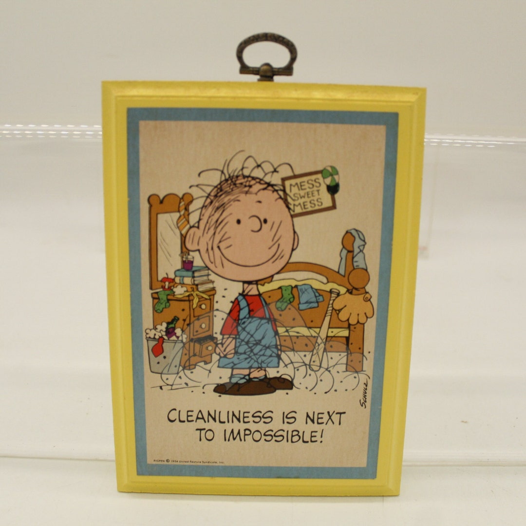 peanuts　MHL. Vintage Peanuts Plaque 