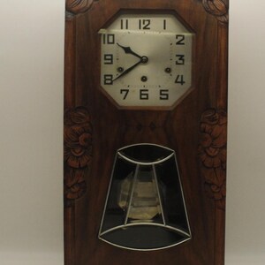 Vintage Westminster Ingraham Wood Carved 1940s-1950s Chime Box