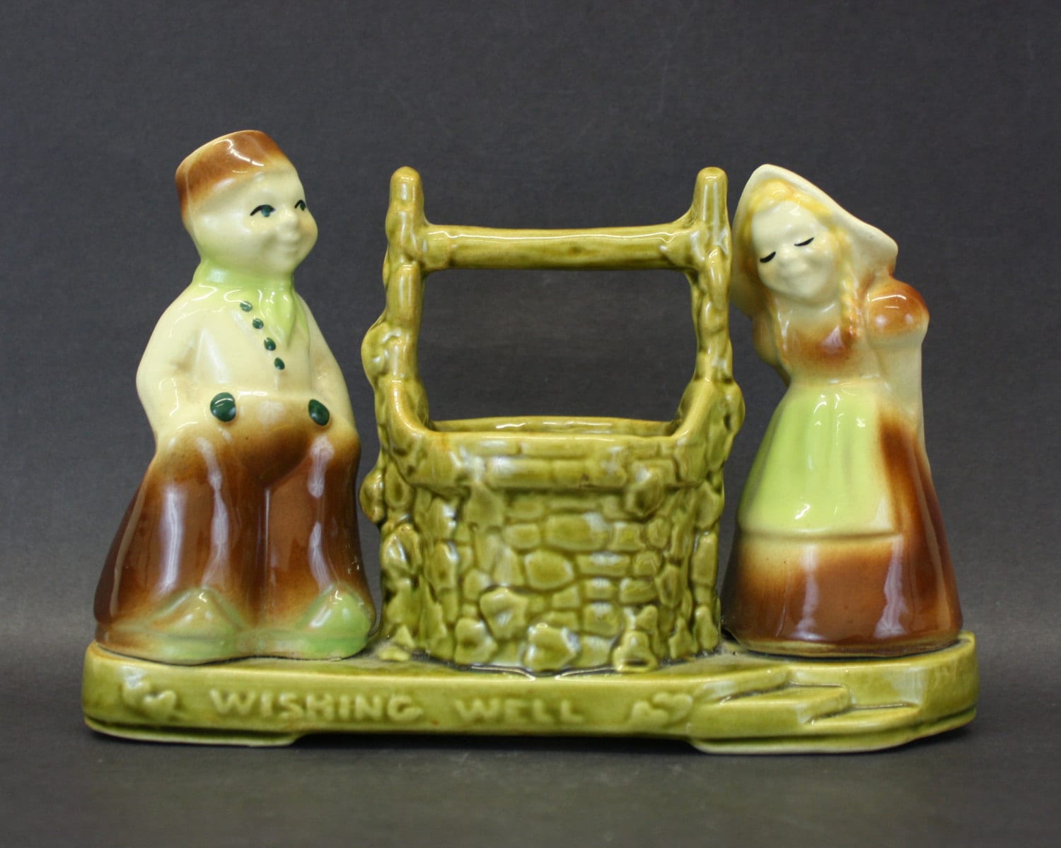 Vintage Shawnee 1950's Wishing Well USA Planter (E222) - Etsy