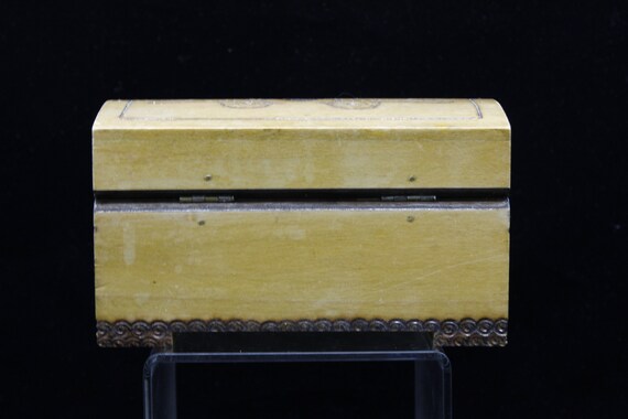 Vintage Two Chicks Wood Handmade Hinged Box (V809… - image 5