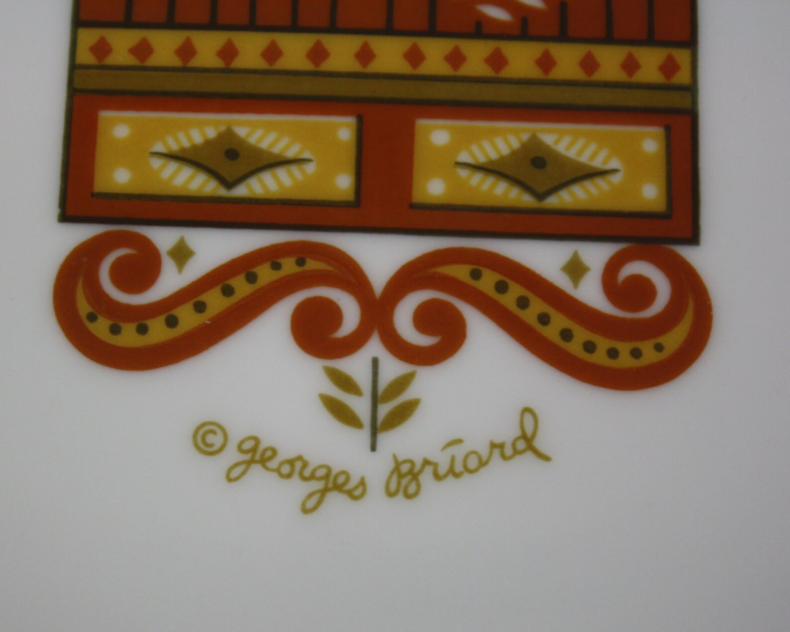 Vintage Briard 'bird Cage' Dinner Plate Etsy