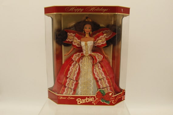 Vintage Barbie Special Edition 1997 Happy Holiday Red Dress (V9708