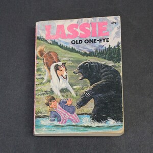 Vintage Lassie & Old One Eye by George Elrick 1975 Big Little Book (E12672)