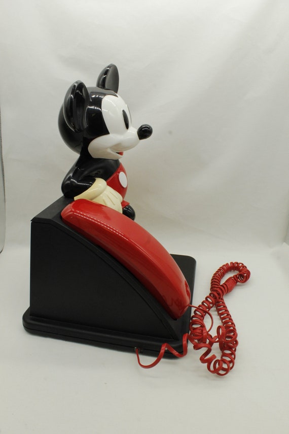 Vintage Mickey Mouse Landline Phone (V7608) - Etsy Canada