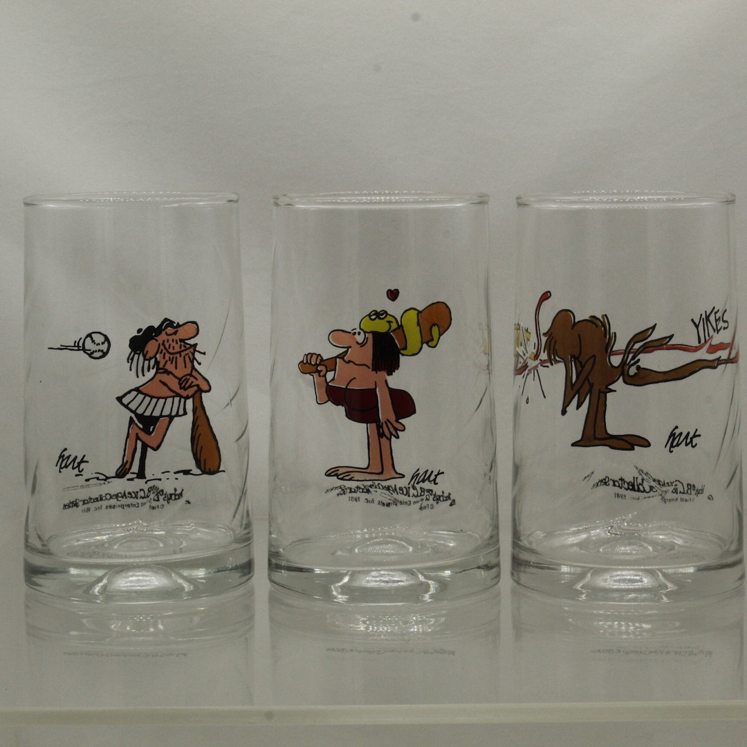 copy of Mustard glass Asterix and Obelix under a Tree Goscinny-Ude