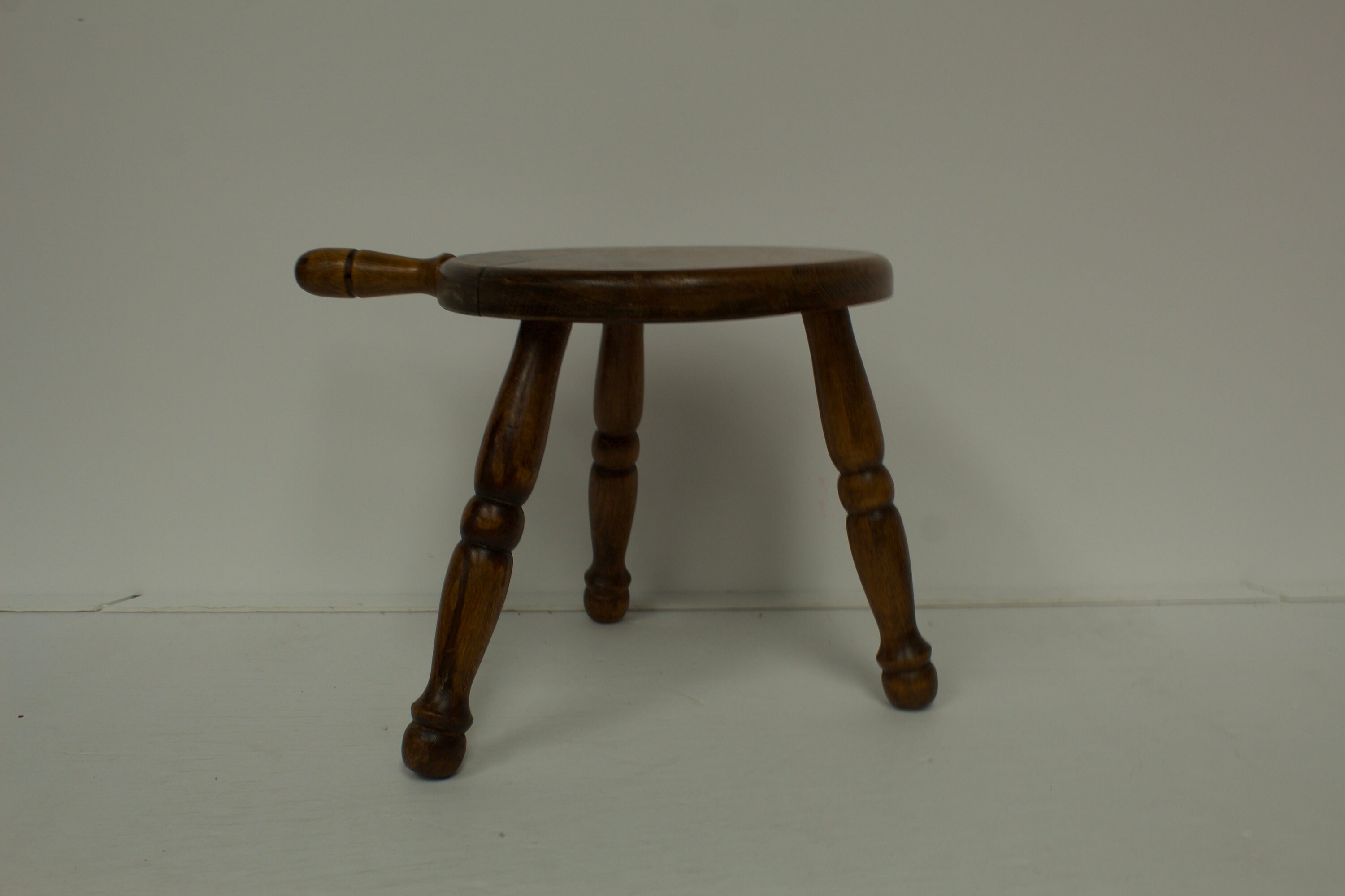 Vintage Three Legged 1950s Wood Milking Stool (V7710) - Etsy
